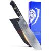 DALSTRONG Bull Nose Butcher Knife – 8 Inch – Shogun Series ELITE – Japanese AUS-10V Super Steel – Vacuum Heat Treatment – Sheath Included – Meat, BBQ, Breaking, Carving – Heavy Duty(8″ Bull Nose Butcher Knife)