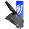 Dalstrong Meat Cleaver Knife-4.5″-Shadow Black Series-Titanium Nitride Coated-High Carbon-Vacuum Treated Steel Knife Gift-Razor Sharp-Sheath- NSF Certified(4.5″)