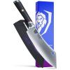 Dalstrong Santoku Knife – 7 inch – Phantom Series – Japanese High-Carbon AUS8 Steel – Pakkawood Handle – Razor Sharp Kitchen Knife – Asian Vegetable Knife – Sheath Included(Hybrid Chef Cleaver)
