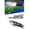 Dalstrong Herb & Salad Rocking Mincing Knife – 7 inch – Gladiator Series Elite – German HC Steel – w/Sheath – Vegetable Knife – Kitchen Knife – NSF Certified