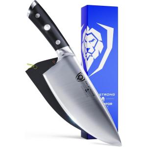 Dalstrong Herb & Salad Rocking Mincing Knife – 7 inch – Gladiator Series Elite – German HC Steel – w/Sheath – Vegetable Knife – Kitchen Knife – NSF Certified