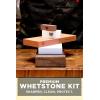 Dalstrong Premium Whetstone Kit – #1000/#6000 Knife Sharpening Kit -Extra Large Grit Stones – Top-Grade Corundum – Thick Knife Sharpening Stone – Whetstone Set Knife Sharpener – Portable Oak Box(1000 – 6000 Kit)