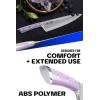 Dalstrong Chef Knife – 8 inch Blade – Forged HC German Steel Chef’s Knife – Full Tang – Lilac/Purple ABS Handle – Gladiator Series – Razor Sharp Kitchen – Professional – Sheath – NSF Certified(Lilac)
