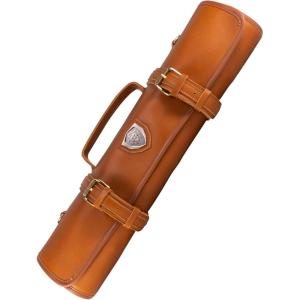 Dalstrong – Vagabond Knife Roll Full & Top Grain Brazilian Leather Roll Bag – 16 Slots – Interior and Rear Zippered Pockets – Blade Travel Storage/Case