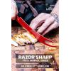 Dalstrong BBQ Pitmaster Knife – 9 inch – Shadow Black Series – Marauder Red Edition – Red Non-Stick Coating – High Carbon – 7CR17MOV-X Vacuum Treated Steel – Meat Cooking Kitchen Knife – Sheath(Red)