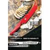 Dalstrong BBQ Pitmaster Knife – 9 inch – Shadow Black Series – Marauder Red Edition – Red Non-Stick Coating – High Carbon – 7CR17MOV-X Vacuum Treated Steel – Meat Cooking Kitchen Knife – Sheath(Red)