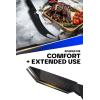 Dalstrong BBQ Pitmaster Knife – 9 inch – Shadow Black Series – Marauder Red Edition – Red Non-Stick Coating – High Carbon – 7CR17MOV-X Vacuum Treated Steel – Meat Cooking Kitchen Knife – Sheath(Black)