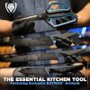 DALSTRONG Knife Block Set – BATMAN™ Edition – Shadow Black Edition – High Carbon 7Cr17MoV Steel – Black Titanium Kitchen Knife – Collection Item – G10 Handles – Chef’s Knife Cooking Chef Knife(Block Set)