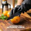 Dalstrong Knife Set – 2 Piece – BATMAN™ Shadow Black Edition – 8″ Chef Knife 3.75″ Paring Knife – High Carbon 7Cr17MoV Steel – Black Titanium Kitchen Knife – Collection Item – G10 Handle – Sheath(2-Pc Set)