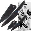 Dalstrong Knife Set – 2 Piece – BATMAN™ Shadow Black Edition – 8″ Chef Knife 3.75″ Paring Knife – High Carbon 7Cr17MoV Steel – Black Titanium Kitchen Knife – Collection Item – G10 Handle – Sheath(2-Pc Set)