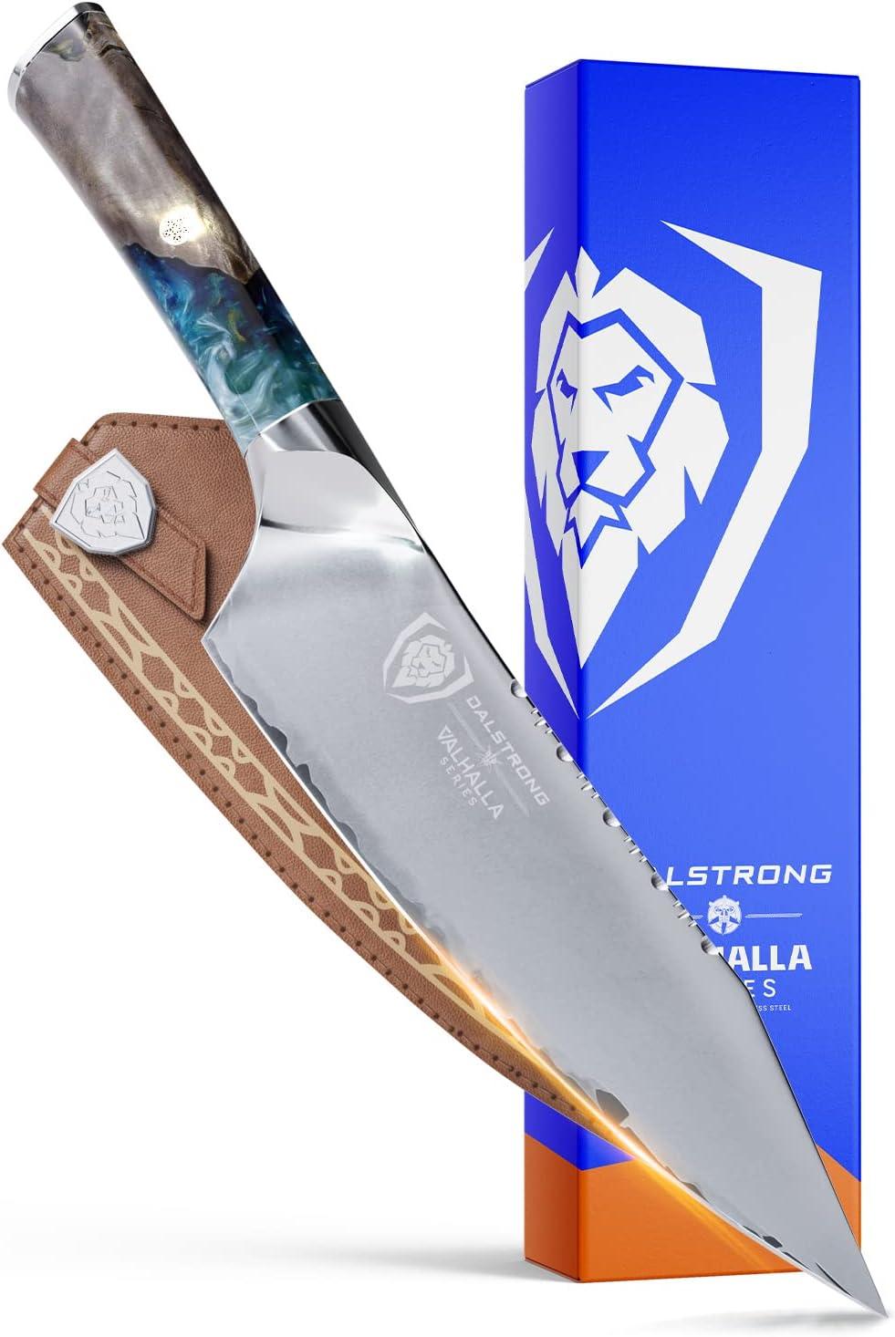 image:imageDalstrong Valhalla Series Fillet Knife 65 Bundled with Chef Knife 8 wLeather Sheath