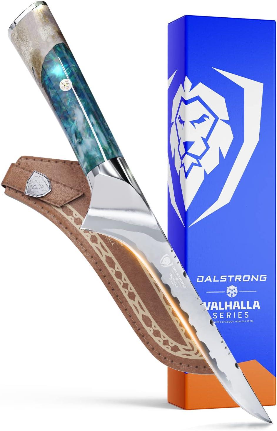 image:imageDalstrong Valhalla Series Slicing amp Carving Knife 12 Bundled with Boning Knife 6 Leather Sheath