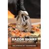 Dalstrong Pizza Wheel Cutter – Valhalla Series – The Orbit Razor – Heavy-Duty 5CR15MOV Stainless Steel – Resin & Wood Handle – Razor Sharp – Thumb Guard Protection & Blade Leather Sheath